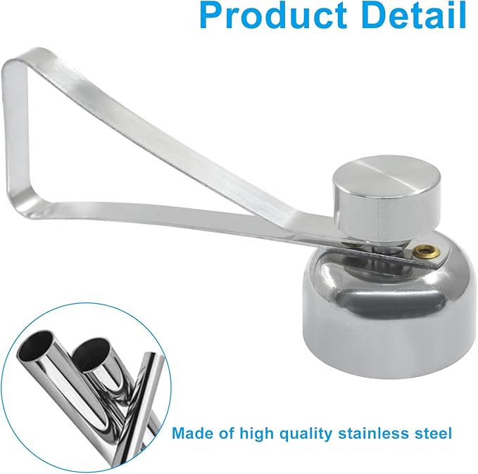 2Pcs Stainless Steel Egg Cracker, Ergonomic Egg Shell Opener Adjustable Egg Topper, Durable Egg Scissors for Custards and Cakes/Kitchen Accessories
