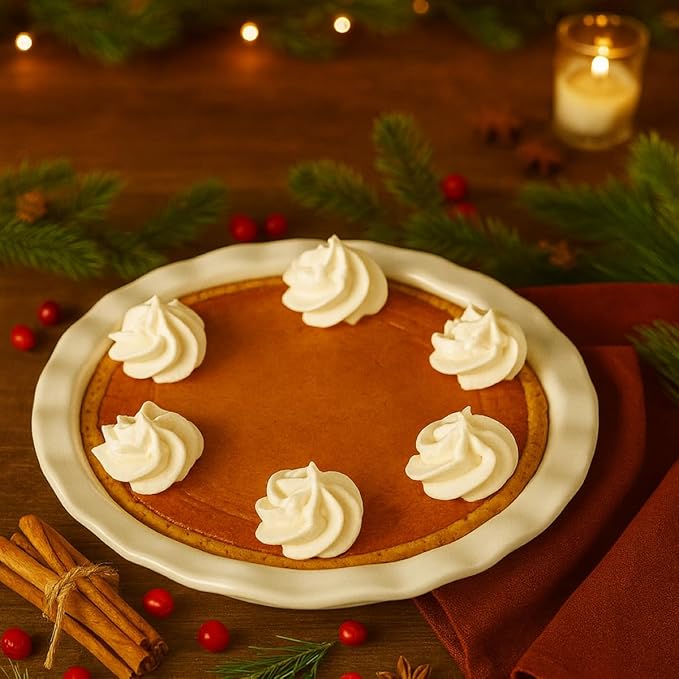 Mrs. Anderson's Baking Easy-As-Pie Fluted Pie Plate, 9.5-Inch