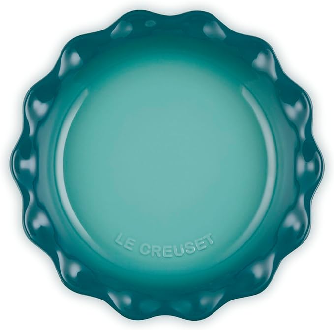Le Creuset Stoneware 9" Heritage Pie Dish, Riviera