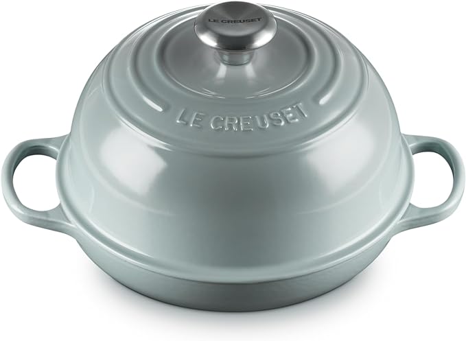 Le Creuset Enameled Cast Iron Signature Round Bread Oven, 9.5 inch, Sea Salt