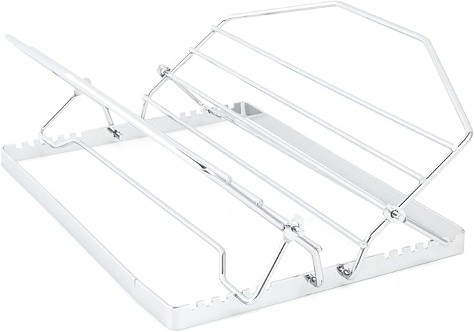 Fox Run Adjustable Roasting Rack, 11.25 x 10 x 5 inches, Metallic
