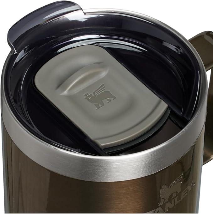STANLEY Everyday Camp Mug | Drink Through Lid | Cup for Coffee, Tea and Drinks | Insulated Stainless Steel Coffee Mug | BPA-Free