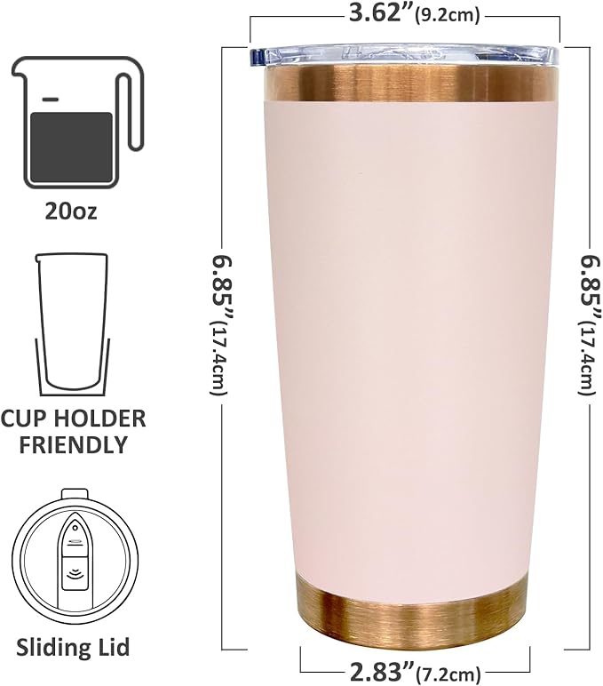 20 oz Tumbler Bulk 8 Pack Stainless Steel Tumblers with Lids and Straws, Double Wall Vacuum Insulated Travel Coffee Mug for Laser Engrave, Powder Coated Cups for Hot and Cold Drinks (Mixed B,8 pack)