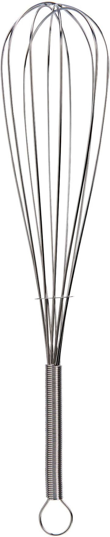 Mrs. Anderson’s Baking Egg and Batter Whisk, 18/8 Stainless Steel, 12-Inches