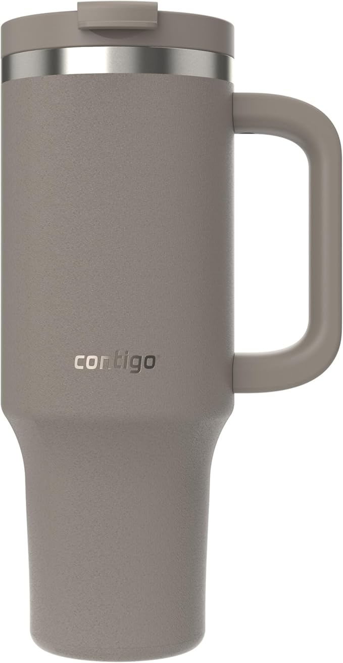 Contigo Tumbler, 40oz Stainless Steel | Vacuum Insulated | Leak-Proof | Cold for 29 Hours | Pack of 4