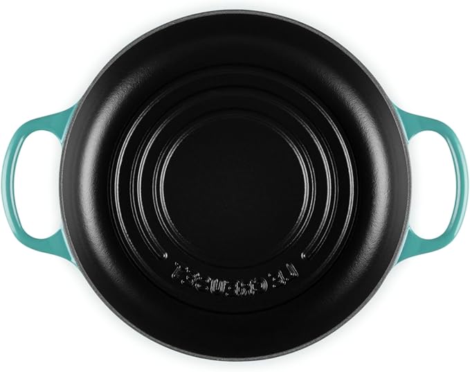 Le Creuset Enameled Cast Iron Signature Round Bread Oven, 9.5 inch, Riviera