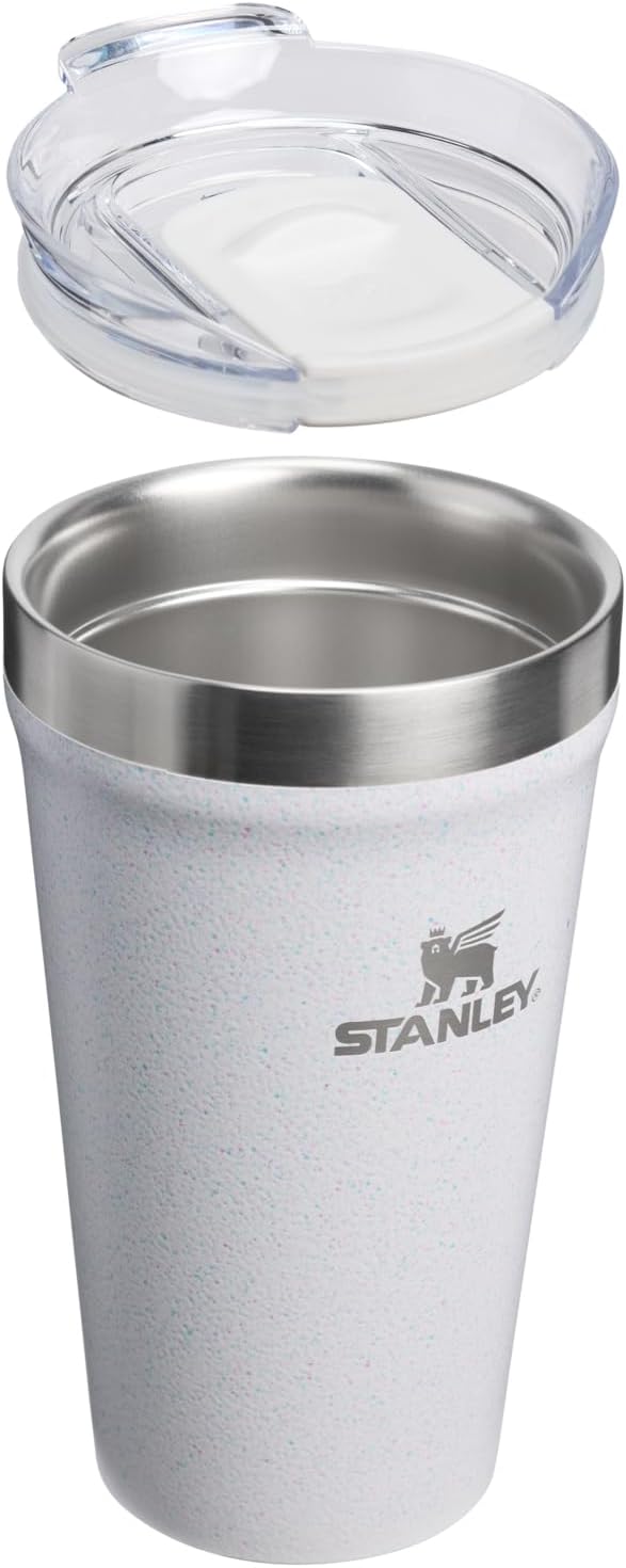STANLEY Everyday Tumbler | Press Fit Drink Through Lid | Beverage, Coffee, and Cocktail Cup | Insulated Stainless Steel Wine Glass | BPA-Free