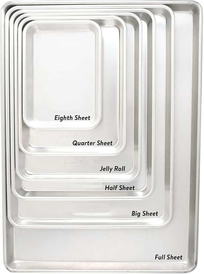 Nordic Ware Naturals Half Sheet Pan, Deluxe Silicone Liner and Cooling Rack, Cookie or Roasting Bakers Set