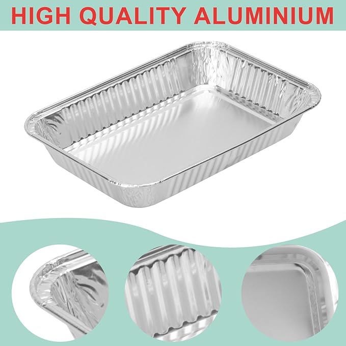15-Packs Grease Tray Liners for Ninja OG800 & OG900 Series Woodfire Outdoor Grill XL Pro Accessories Disposable Aluminum Smoker Drip Pan Liners for Ninja OG901 OG850 OG951 OG952 Drip Pan Liner