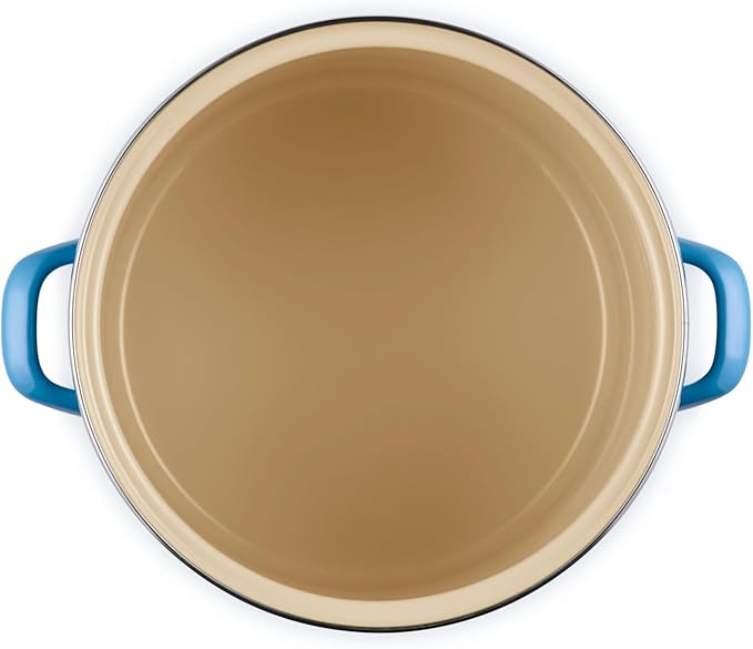 Le Creuset Enamel on Steel Traditional Stockpot, 12 qt., Marseille with Stainless Steel Knob