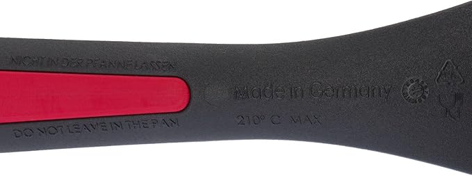 Westmark Thermoplastic Spatula – Heat Resistant Silicone 11.8-inch Spatula for Nonstick Cookware, German Food-Grade Silicone Utensil for Kitchen Use, BPA Free, 30 cm, Red/Black