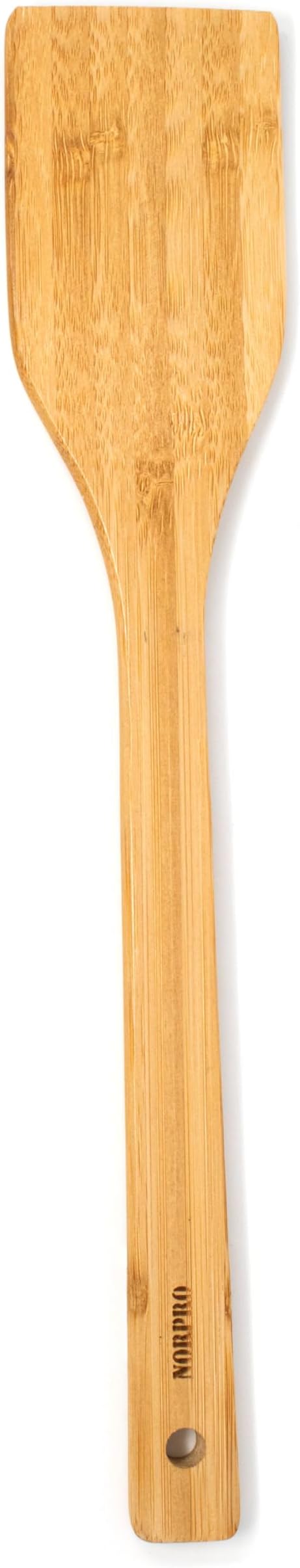 Norpro Bamboo 12-Inch Spatula, Flat Handle
