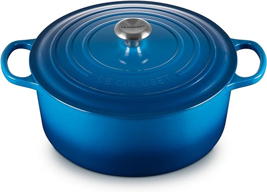 Le Creuset Enameled Cast Iron Signature Round Dutch Oven, 9 qt., Marseille
