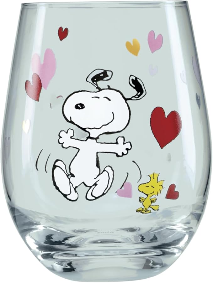 Lenox 897880 Snoopy Valentines Day Tumblers, Set Of 4