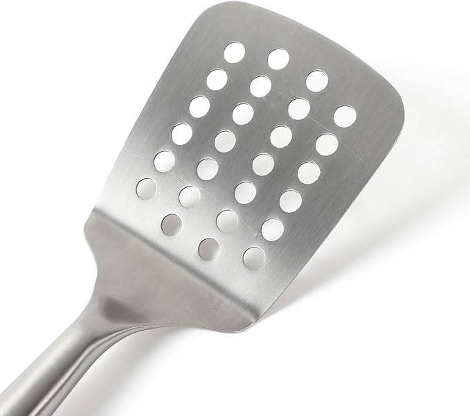 Calphalon Edge Stainless Steel Slotted Turner - Navy Blue