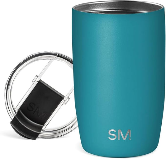 Simple Modern Voyager Tumbler with Flip Lid | Travel Coffee Mug | Insulated Stainless Steel Cold Brew Iced or Hot Coffee Cup | Gifts for Women Men Her Him | 12oz, Maui