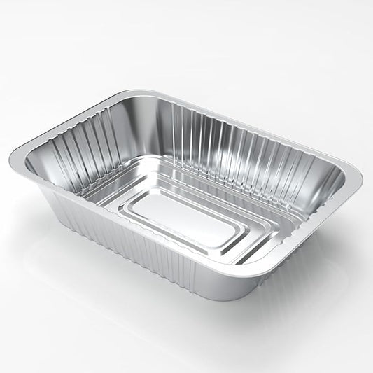 35 Pack Drip Pan Liners for Ninja OG850/OG951 Woodfire Outdoor Grill & Smoker - Compatible with OG800 and OG900 Series - Disposable Aluminum Foil Grease Tray,Silver