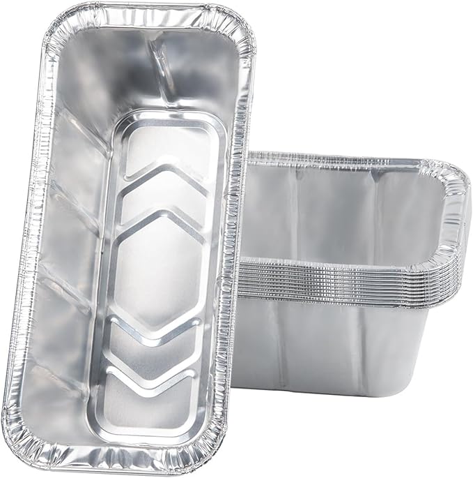 20-Pack Aluminum Disposable Foil Grease Catchers Replacement for Charbroil 9328812P06 9328812P06 G416-0015-W1 G325-5703-W1, 7" L x3.5 W x1.5 D