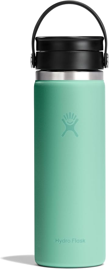 Hydro Flask Flex Sip Coffee Tumbler – Insulated Stainless Steel, Non Spill, Leak Proof Travel Cup 20 Oz Mermaid Green