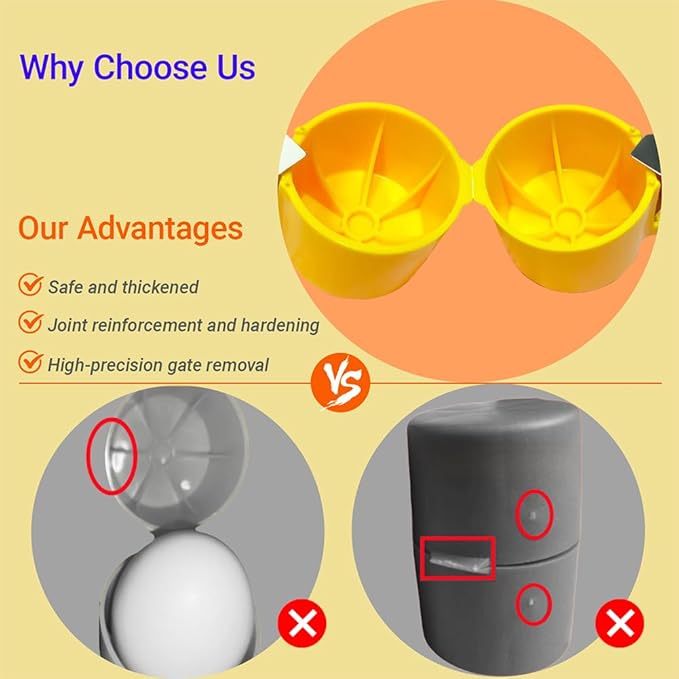 HKFALDRR (3pcs) Egg Shell Opener & Egg Cracker Tool - Egg Cracker and Egg Separator for Raw Eggs | 2025 Kitchen Baking Gadgets