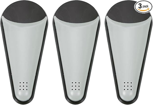 uxcell 3Pcs Magnetic Scissor Holder, Kitchen Scissors Holder with Magnetic Adsorption Drainage Holes Detachable Shears for Kitchen Refrigerator Organization, Gray
