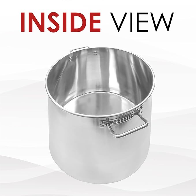 Concord 160 Quart Stainless Steel Stock Pot Cookware