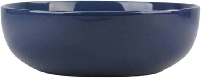 10 Strawberry Street Coupe Stoneware 9.5"/70oz Serving Bowl, Cobalt Blue