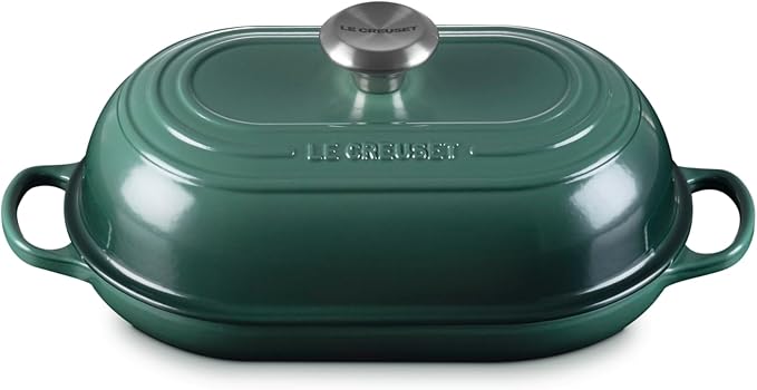 Le Creuset Enameled Cast Iron Signature Oval Bread Oven, 11.5 inch, Artichaut