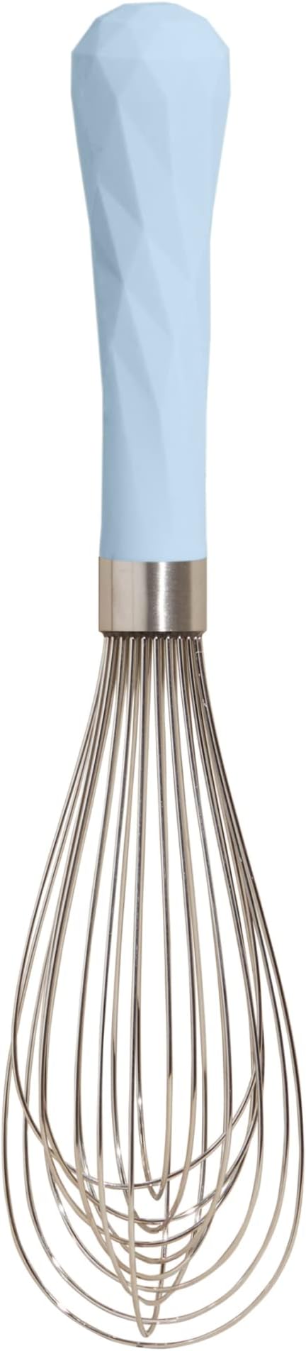 GIR: Get It Right Stainless Steel Whisk, 12 Wire Balloon Whisk for Mixing, Stirring, Beating & Blending – Durable Whisker Tool, 8 IN - Light Blue
