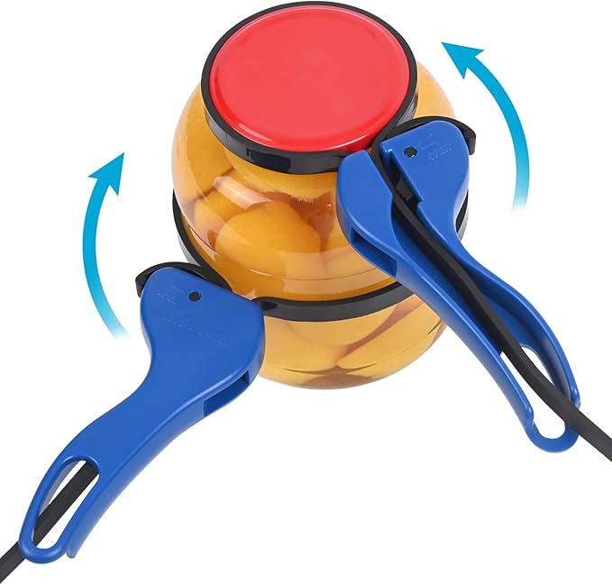 Double-Handle Jar Opener, Manual Jar Openers for Seniors, Gifts for Weak Hands with Arthritis, Patent | Unique Kitchen Gadgets Please note the opening direction indicator on the handle