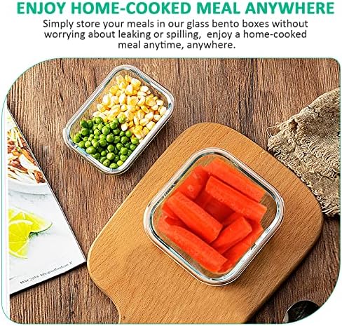 KOMUEE 24 Pieces Glass Food Storage Containers Set, Gray