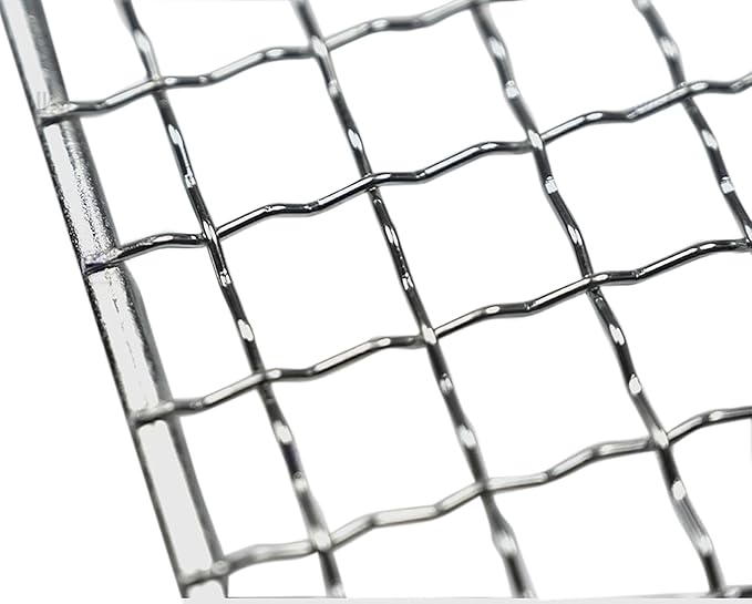 Roasting Racks, 2 Pcs 11.8 Inch x 7.9 Inch Stainless Steel Grill Racks Grid Net for Baking and Cooling of Barbeque in Oven, Party, Dinning and Outdoors (2, 15.7 inch x 9.8 inch)