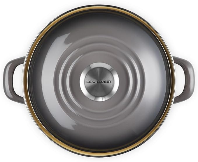 Le Creuset Enamel on Steel Traditional Petite Stockpot, 3.8qt., Oyster