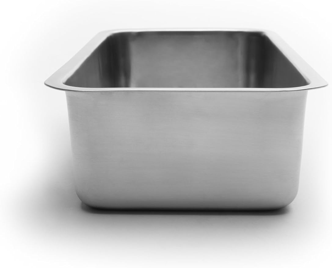 Fox Run Loaf Pan Stainless Steel Baking, 8.5 x 4.5 x 2.25 inches, Rectangular