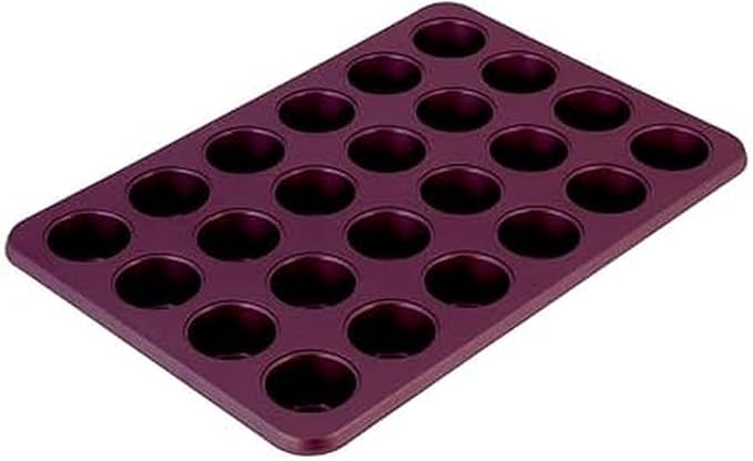 KitchenAid 24-Cup Nonstick Aluminized Steel Mini Muffin Pan, Beetroot