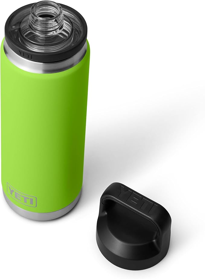 YETI Rambler 26 oz Bottle, Leakproof, Vacuum Insulated, Stainless Steel with Chug Cap, Venom