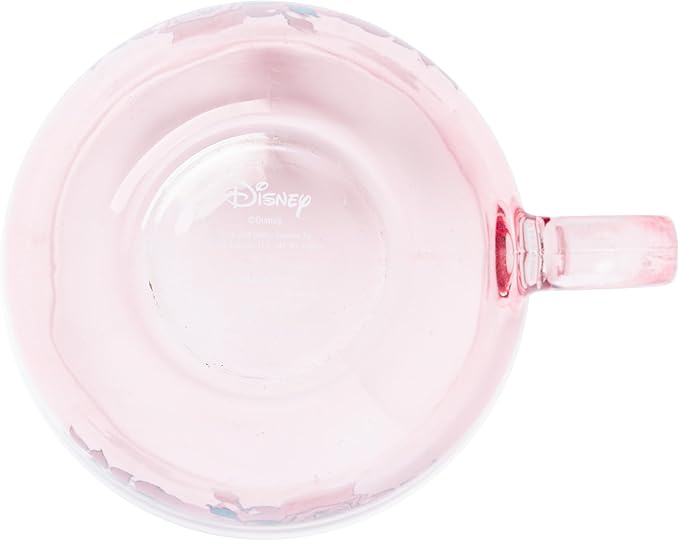 Silver Buffalo Disney Alice in Wonderland Teacup Glass Coffee Mug, 16 Ounces