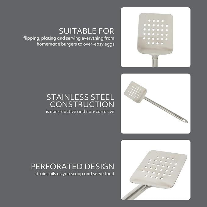 Sur La Table Kitchen Essential Steelhaus Stainless Steel Slotted Turner