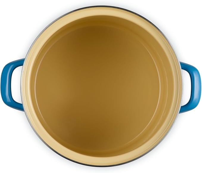 Le Creuset Enamel on Steel Traditional Stockpot, 8 qt., Marseille with Stainless Steel Knob