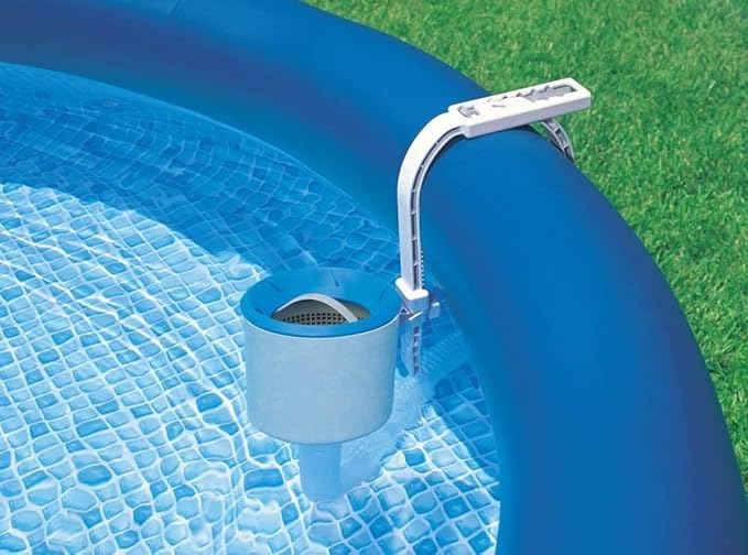 Intex Deluxe Wall Mounted Swimming Pool Surface Automatic Skimmers (4 Pack)