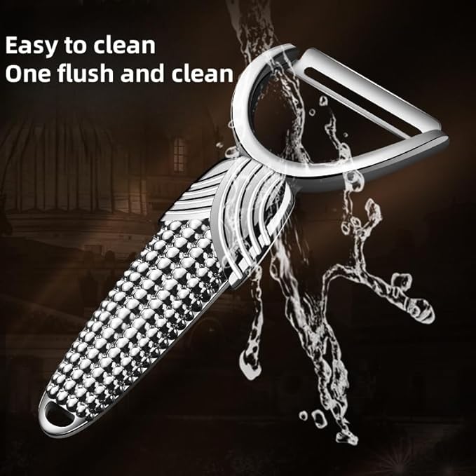 Vegetable Peeler For Kitchen Blade is Incredibly Sharp, Making Peeling Almost Effortless. Knife is Perfectly Balanced, Allowing you to Easily Slice Long, Beautiful Strips of Radish.