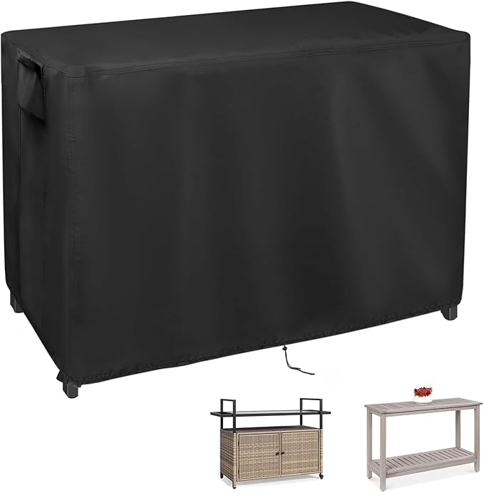 Patio Table Cover for Outdoor Tables, 42inch Heavy Duty Waterproof Furniture Cover for Buffet Table/Bar Tables/Prep Table/Grill Table/Cooler Cart/Dining Tables/Coffee Table-42"L x 22"W x 40"H