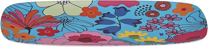 French Bull 13" Rectangular Platter - Melamine Platters and Serving Ware - Plate, Dish, Serving, Collection - Garden Floral