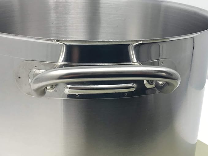 8 Qt Stainless Steel Stock Pot w/Cover
