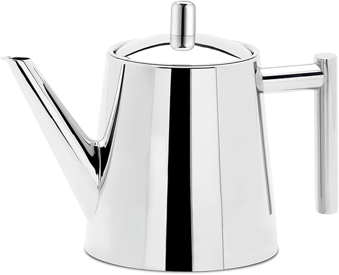 Easyworkz Stainless Steel Teapot With Removeable Infuser 50 oz (1500ml) Stovetop Tea Maker for Fruit Herbal and Infusion