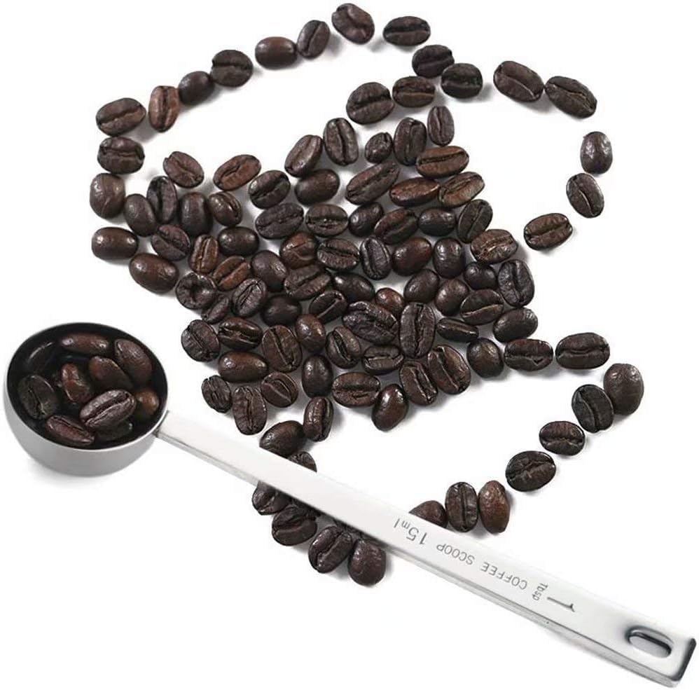 Stainless Steel 1 Tablespoon Measuring Coffee Scoop Spoon, Set of 1