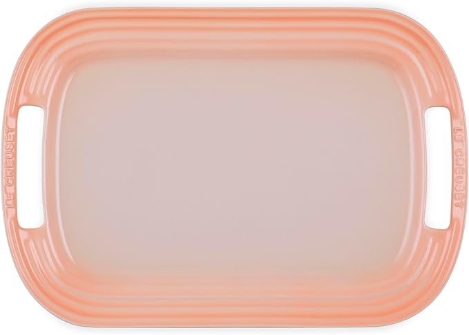 Le Creuset Stoneware Serving Platter, 16.25", Peche