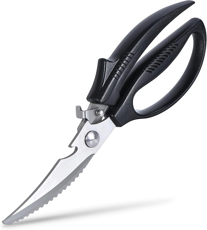 Left Handed Kitchen Scissors, Lefty Poultry Shears Kitchen Tools Utensils for Left Hand People/Adults