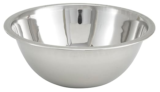 Winco 3/4 Quart Heavy-Duty Stainless Steel Mixing Bowl