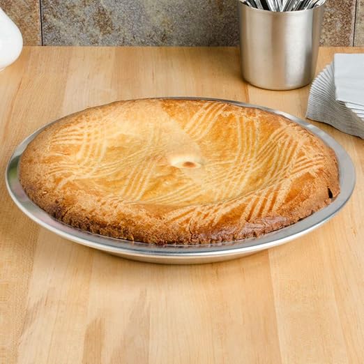 American METALCRAFT, Inc. 801 Deep Dish Pie Pan Silver, 8”